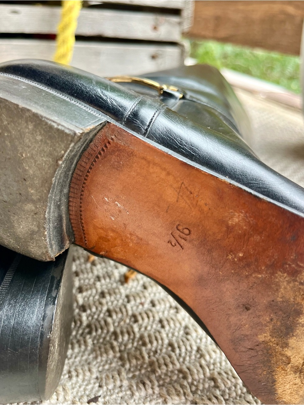 RARE VINTAGE COLE HAAN — HAND MADE IN ITALY 🇮🇹 Leather Knee High Boots - Picture 11 of 15